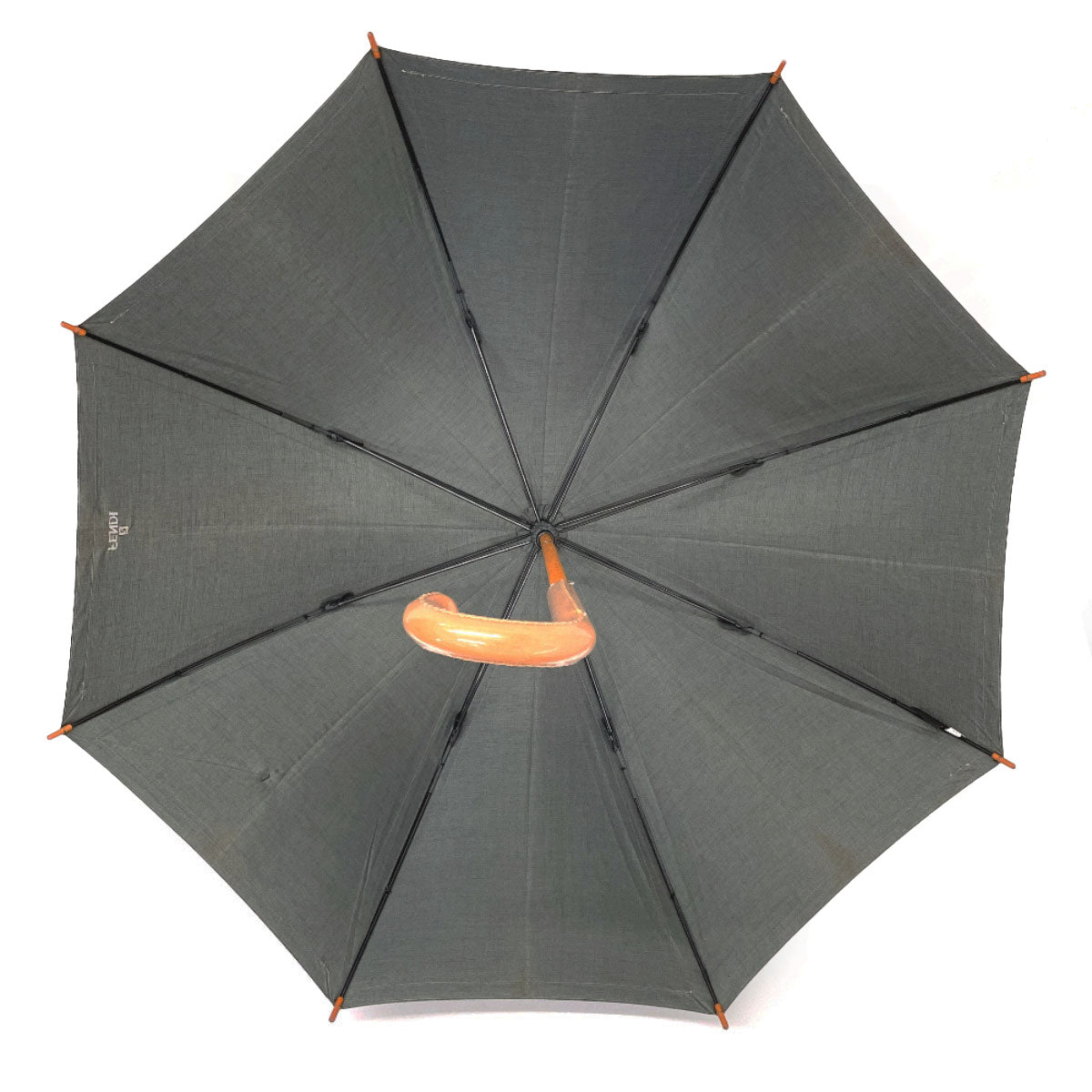 Fendi Nylon Umbrella Grey Unisex