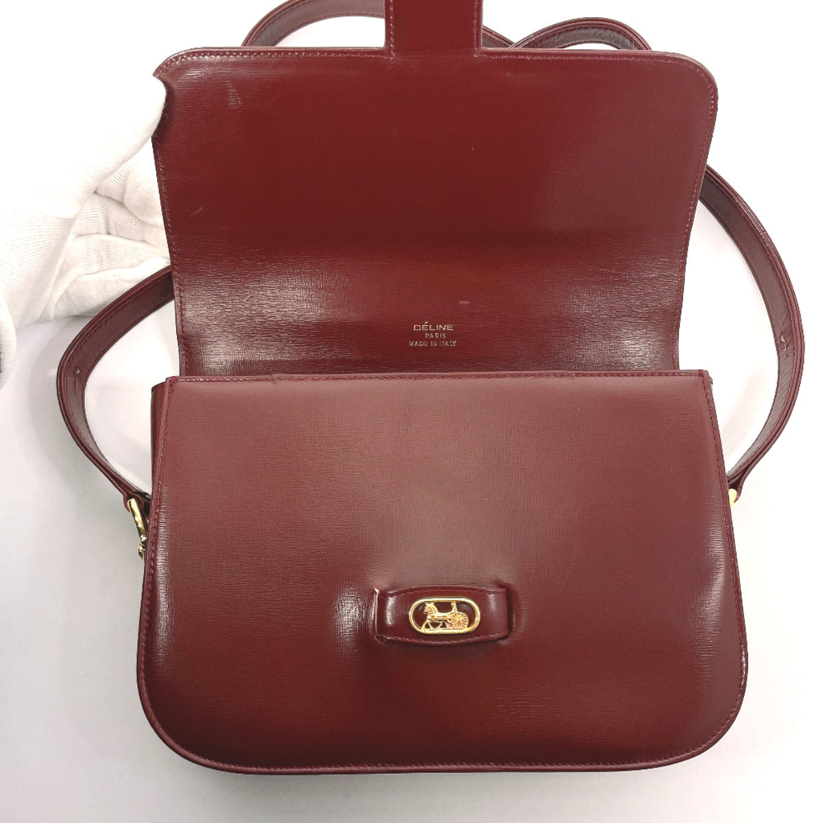 Celine Vintage Leather Shoulder Bag