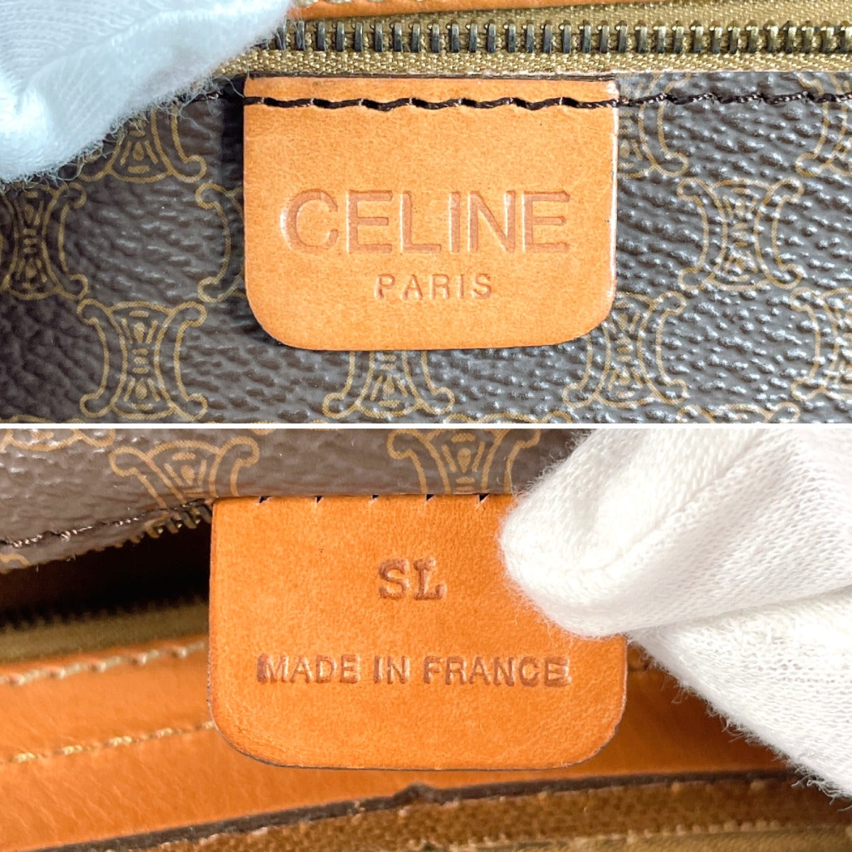 Celine Macadam Boston Bag PVC Leather