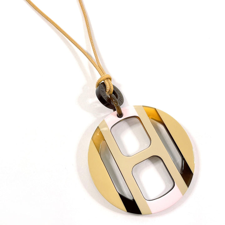 Hermes Buffalo Horn Lacquer Necklace