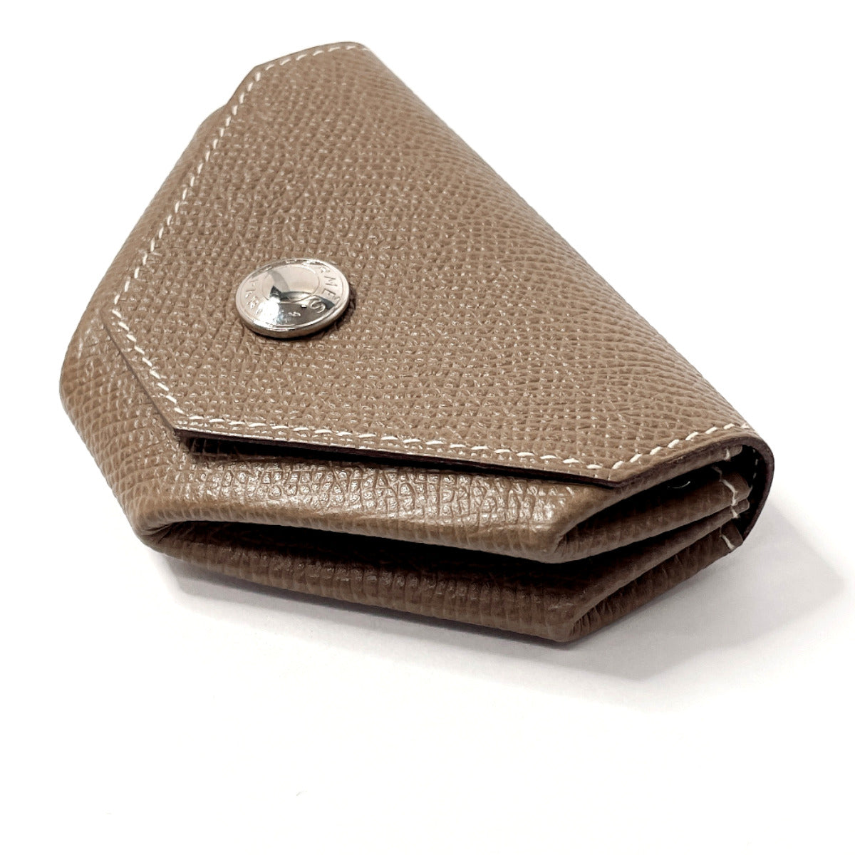 Hermes Coin Case Beige Unisex