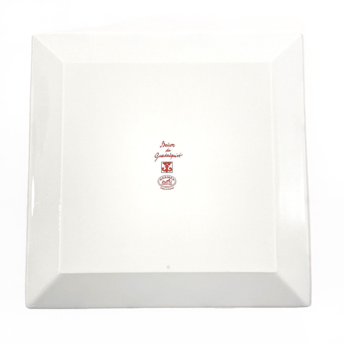 Hermes Porcelain Square Plate