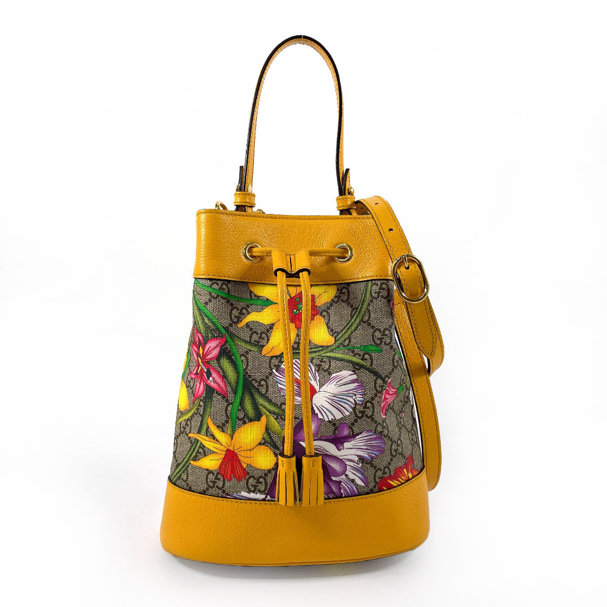 Gucci GG Flora Small Bucket Bag 2WAY