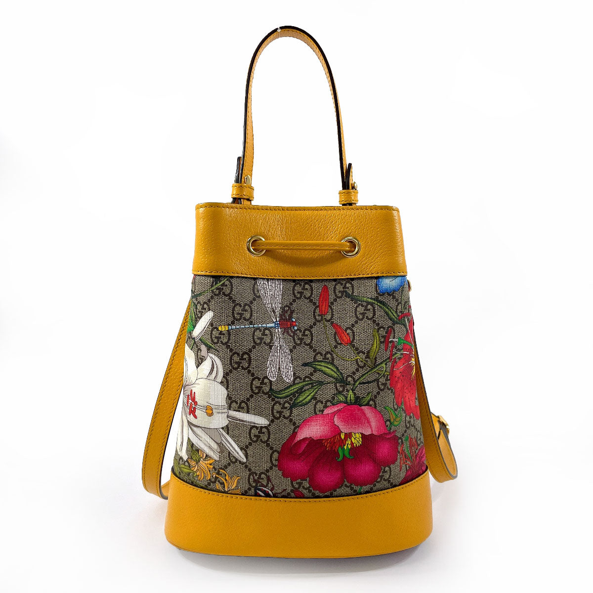 Gucci GG Flora Small Bucket Bag 2WAY