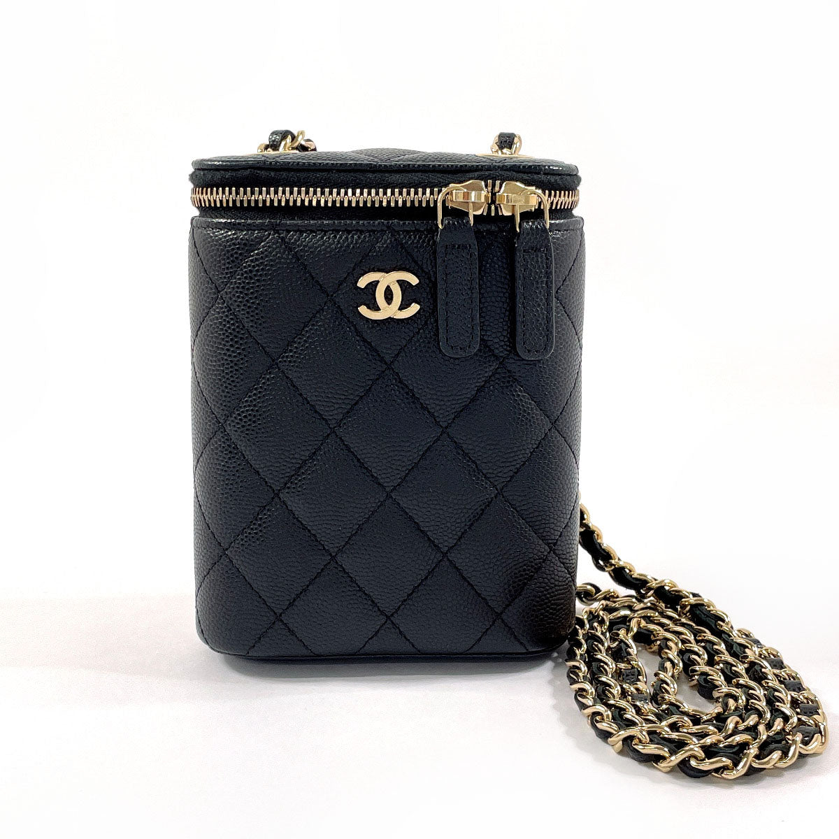 Chanel Matelasse Small Vanity Chain Bag