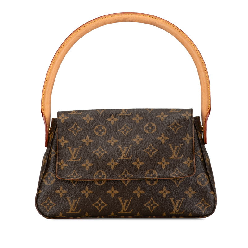 Louis Vuitton Mini Looping Shoulder Bag Canvas Shoulder Bag Mini Looping in Good condition