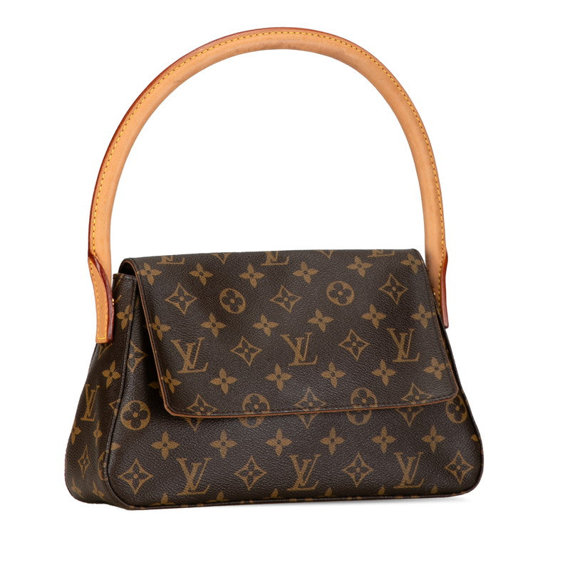 Louis Vuitton Mini Looping Shoulder Bag Canvas Shoulder Bag Mini Looping in Good condition