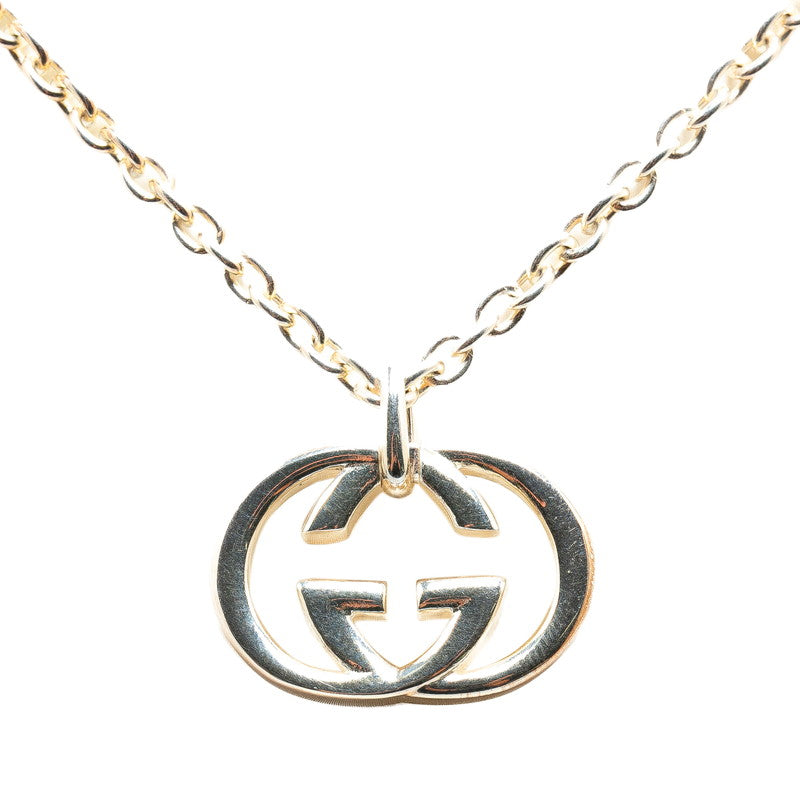 Gucci Interlocking G Pendant Necklace Metal Necklace in Good condition