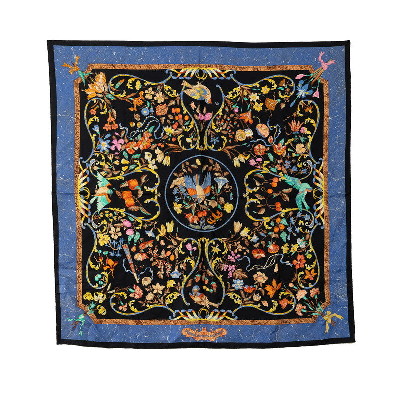 Hermes Carre 90 Pierres D'Orient Et D'Occident Canvas Scarf 无法识别 in Excellent condition