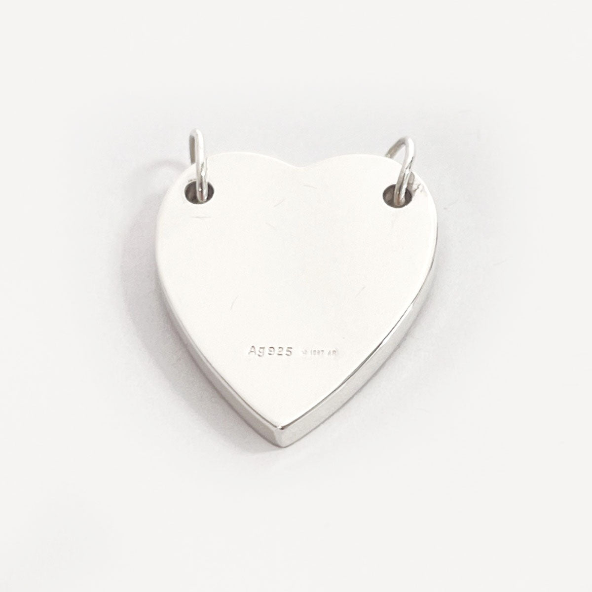 Gucci Silver 925 Heart Tag Pendant