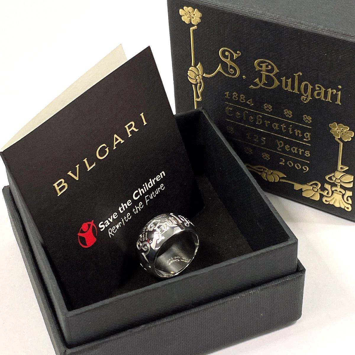 Bvlgari Silver 925 Charity Ring