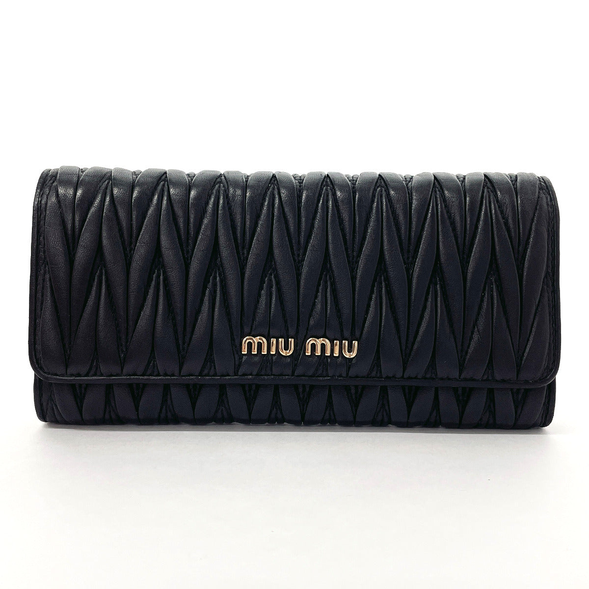 Miu Miu Matelassé Leather Wallet 5MH109