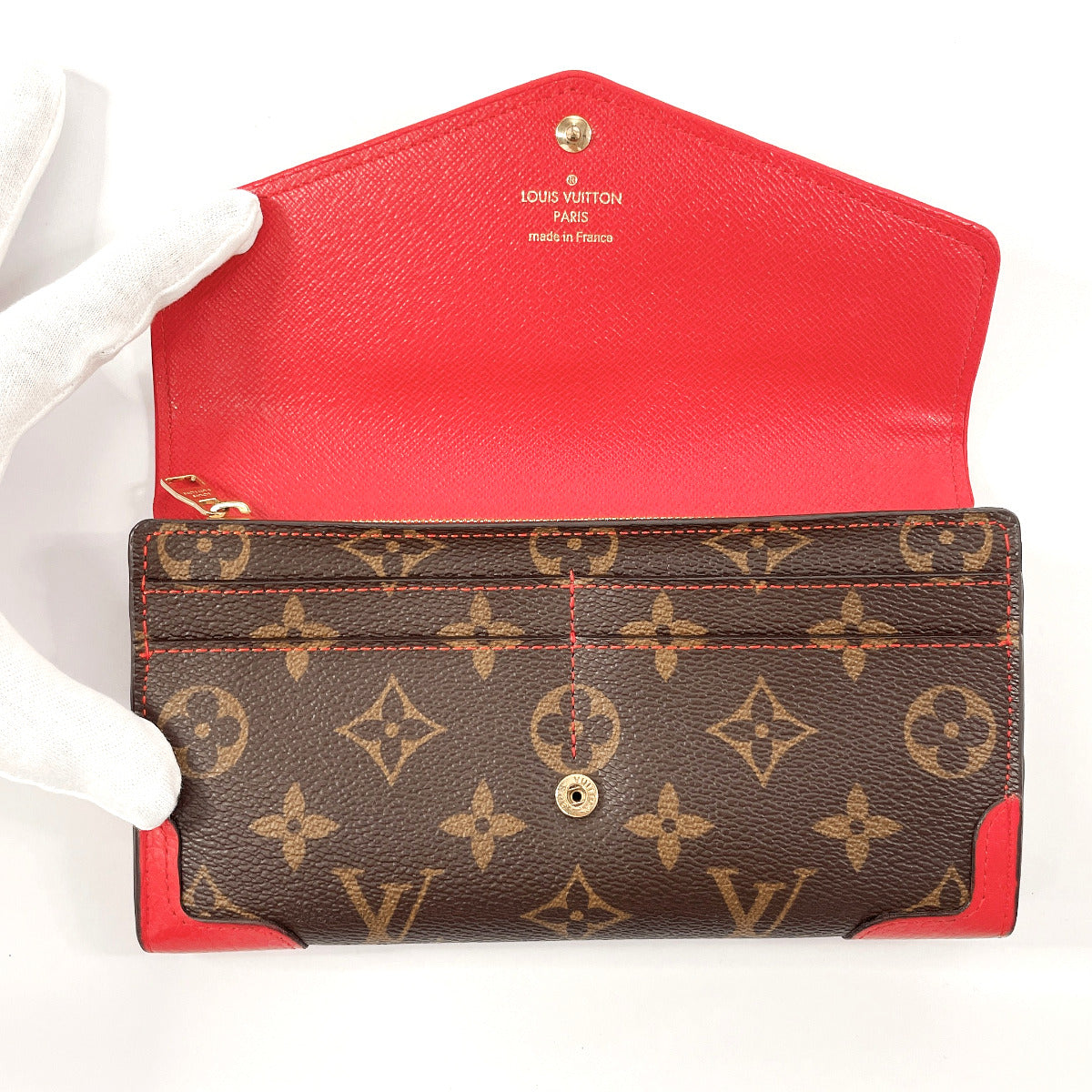 Louis Vuitton Monogram Canvas Sarah Retiro Wallet