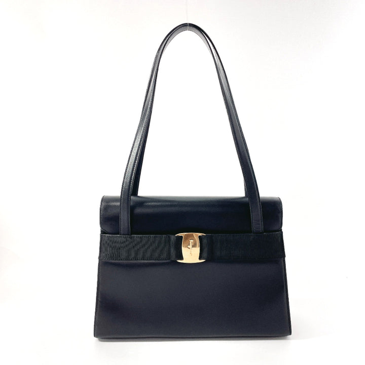 Salvatore Ferragamo Vara Leather Shoulder Bag