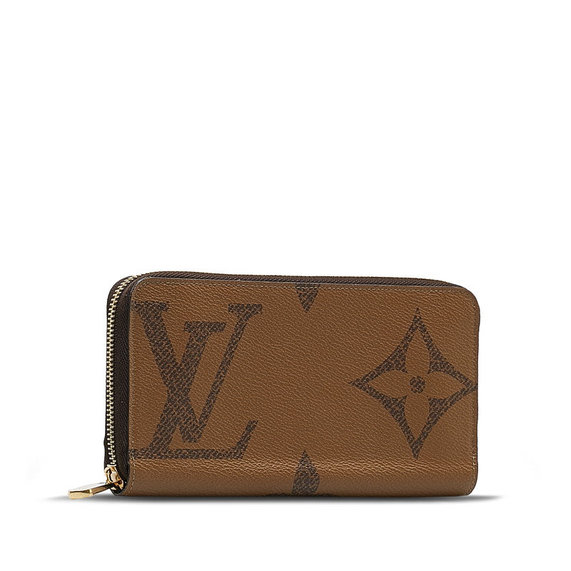 Louis Vuitton Monogram Giant Reverse Zippy Wallet Canvas Long Wallet M69353 in Good condition