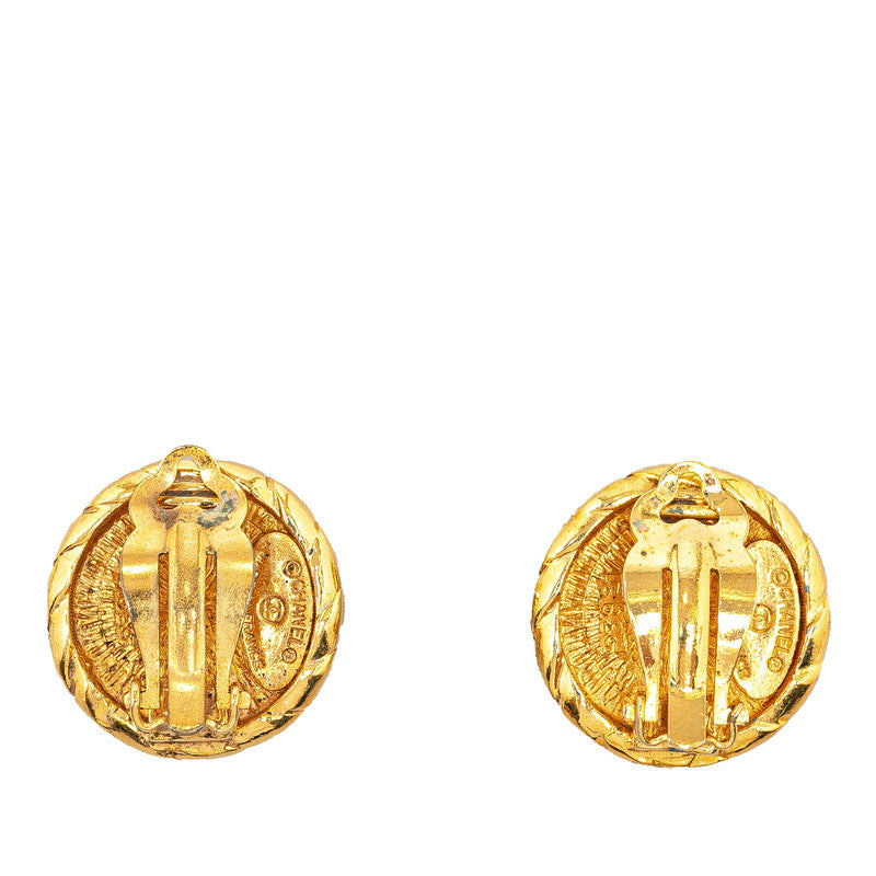 Chanel CC Clip On Earrings  Metal Earrings in Good condition