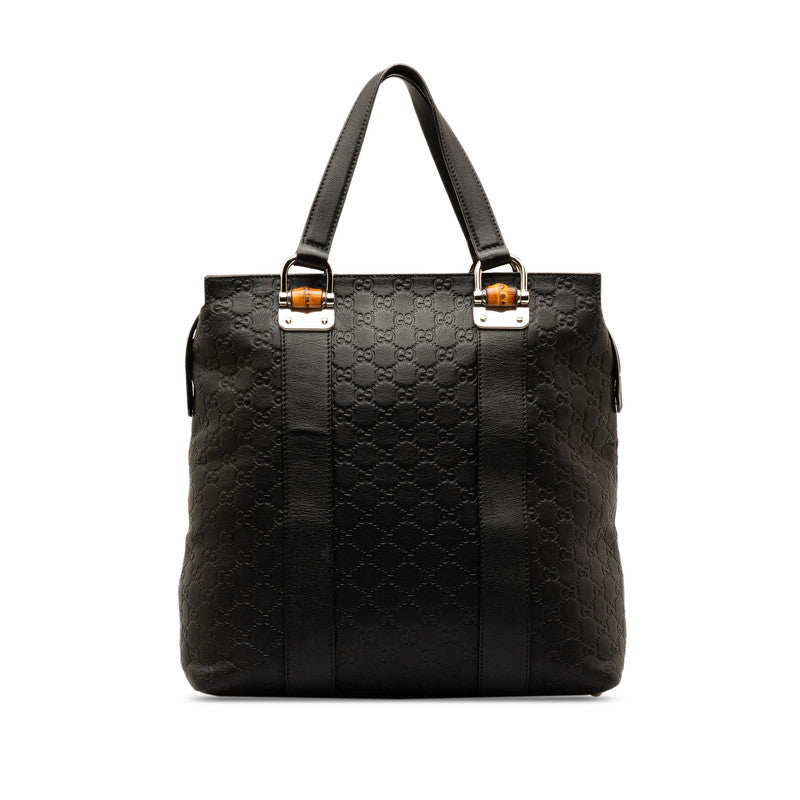 Guccissima Leather Bamboo Bar Vertical Tote 355773
