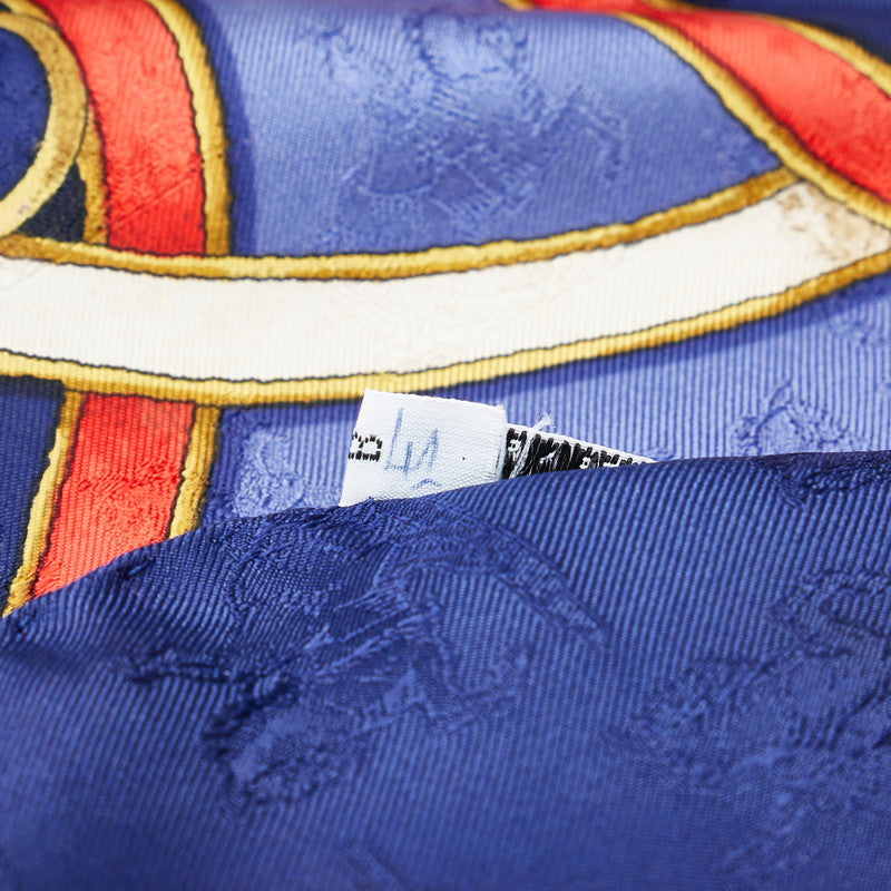 Hermes Carre 90 Instruction Du Roy Silk Scarf  Canvas Scarf in Good condition