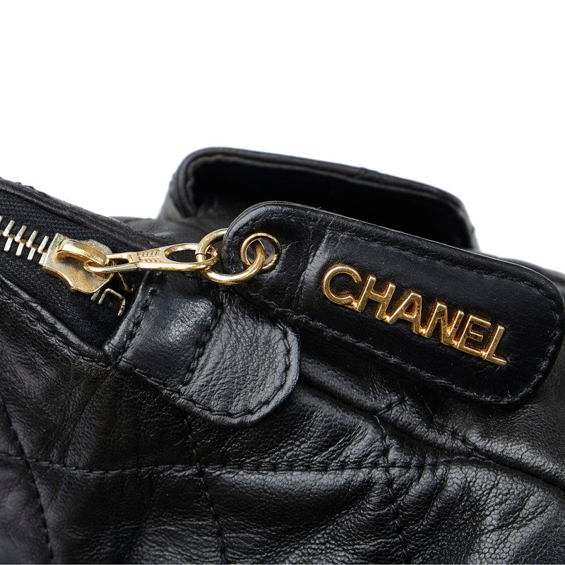 CC Quilted Leather Chain Shoulder Bag