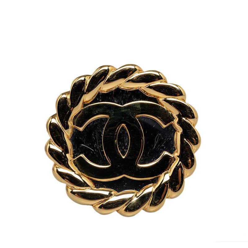 Chanel CC Logo Brooch Metal Brooch in Good condition