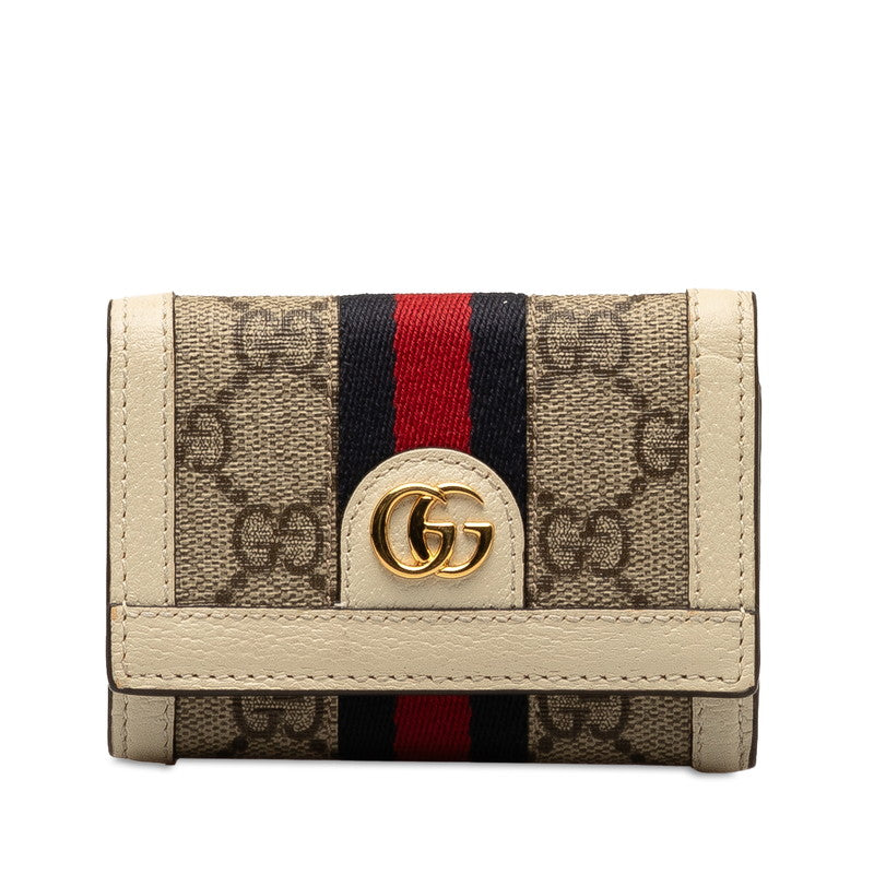 Gucci GG Ophidia Short Wallet  Canvas Short Wallet 644334 in Good condition
