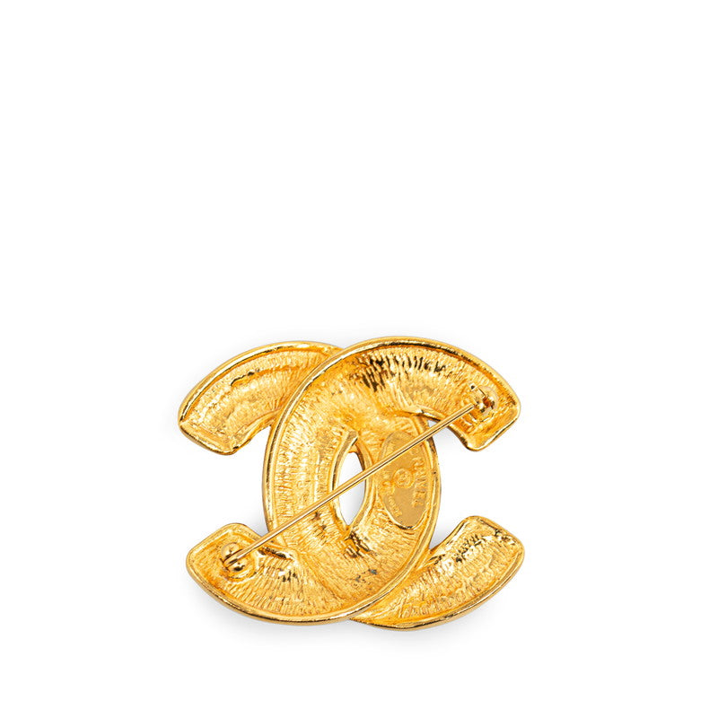 Quilted CC Logo Brooch