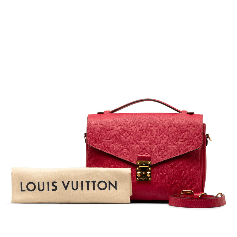 Louis Vuitton Pochette Metis MM Leather Shoulder Bag M44291 in Excellent condition