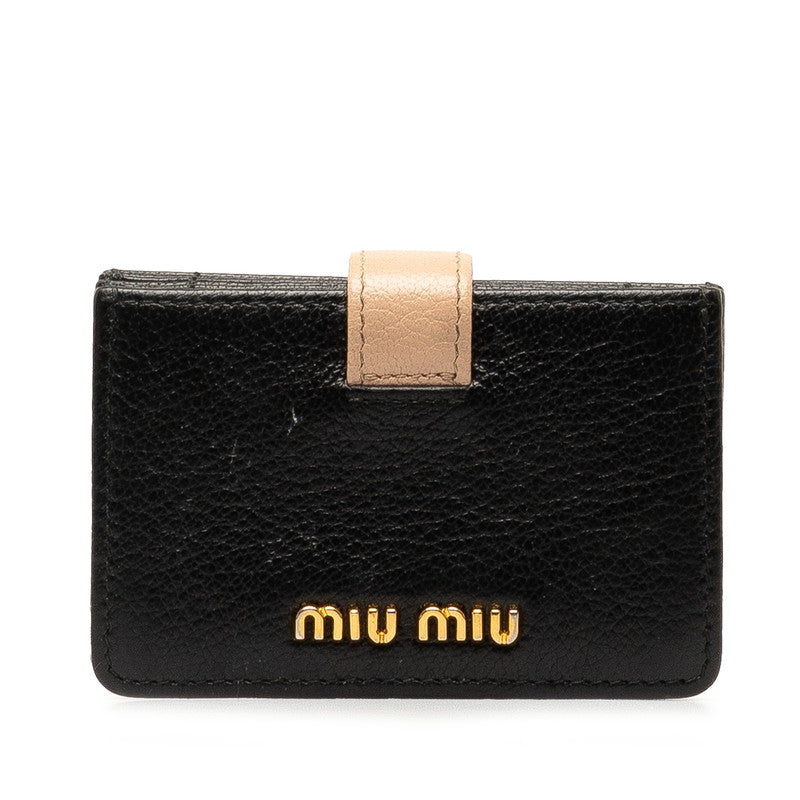 Miu Miu Leather Card Case  Leather Card Case in Good condition