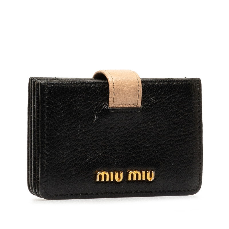 Miu Miu Leather Card Case  Leather Card Case in Good condition