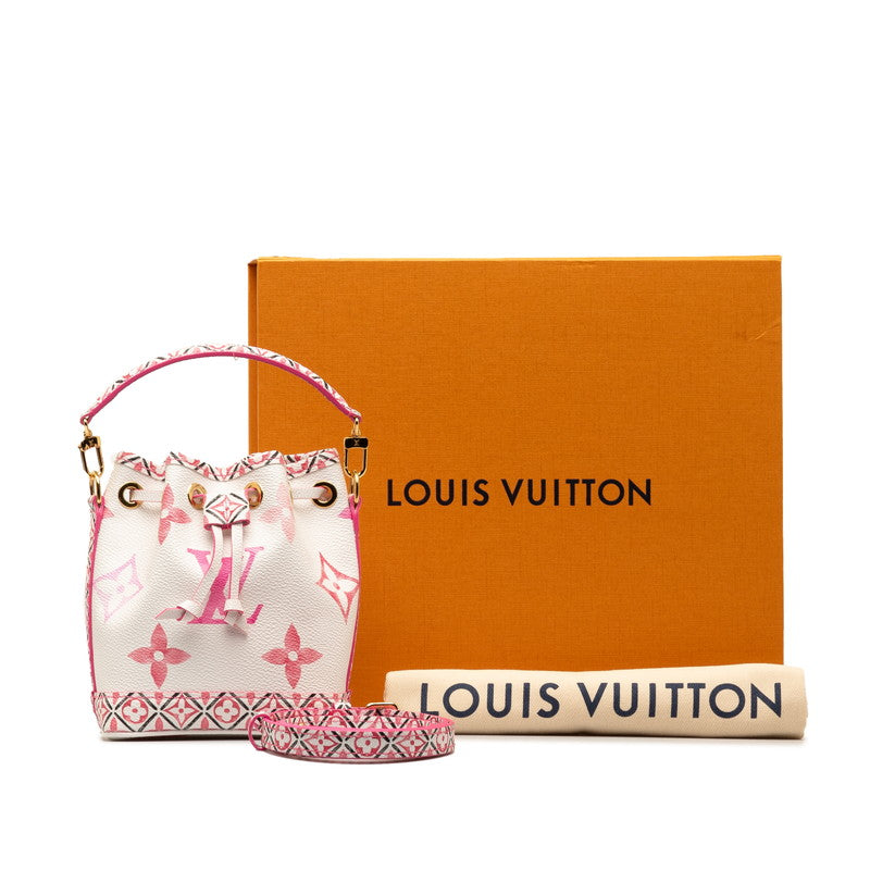 Louis Vuitton Nano Noe Canvas Shoulder Bag M82386 in Excellent condition