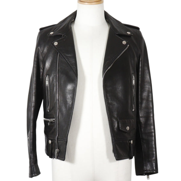 Saint Laurent Paris Lambskin Riders Jacket