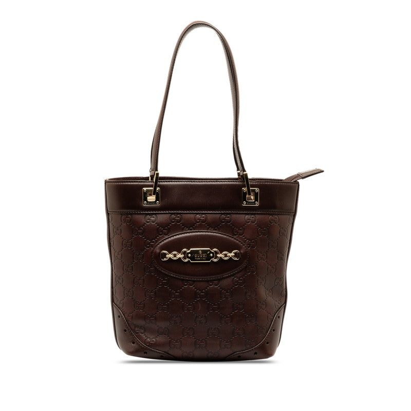 Gucci Guccissima Leather Tote Bag Leather Handbag 145994 in Good condition