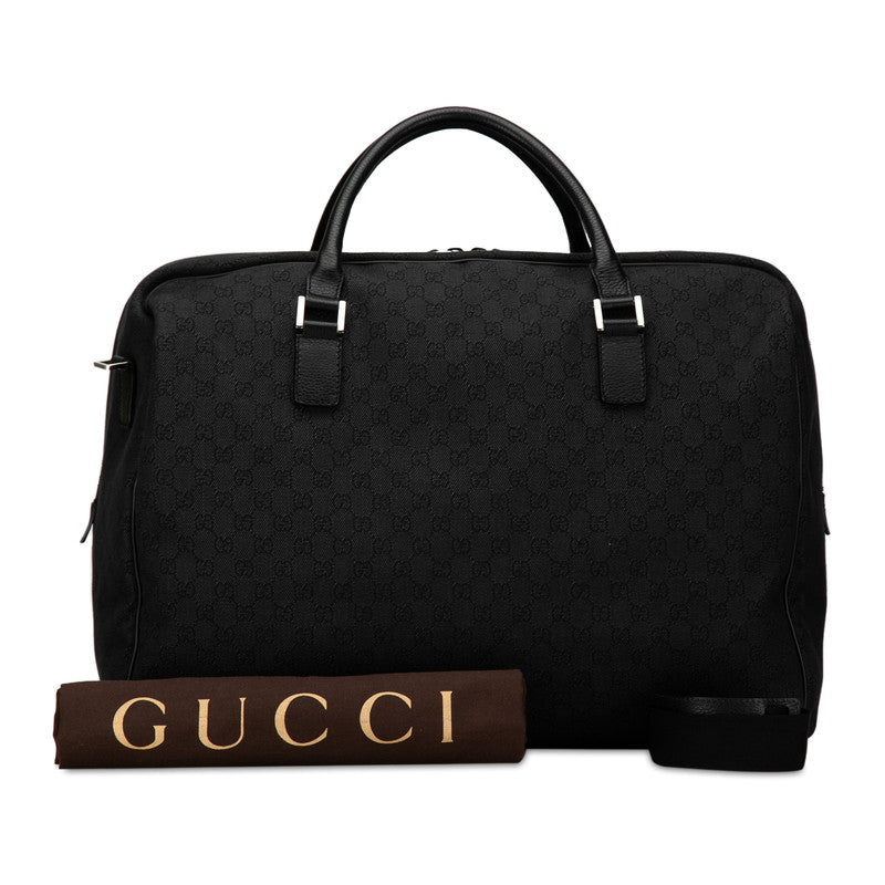 Gucci GG Canvas Boston Bag Canvas Travel Bag 190629 in Good condition