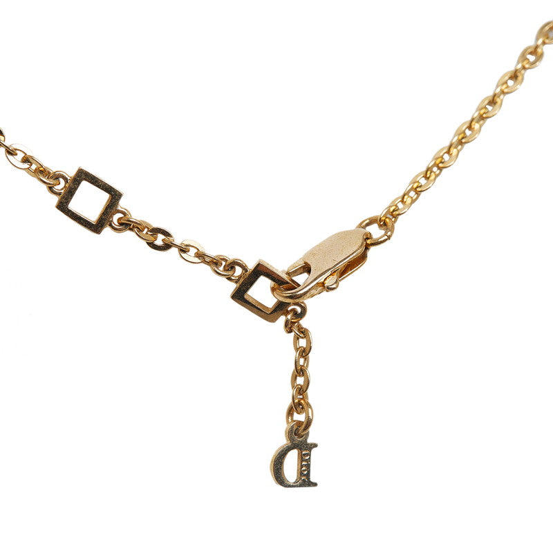Dior Necklace with Gold Plated Logo Heart Arrow Design for Ladies [Used]