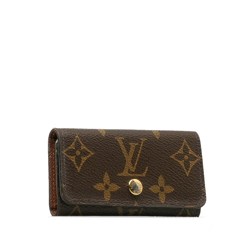 Louis Vuitton Monogram Multicles 4 Key Holder Canvas Key Holder M62631 in Excellent condition