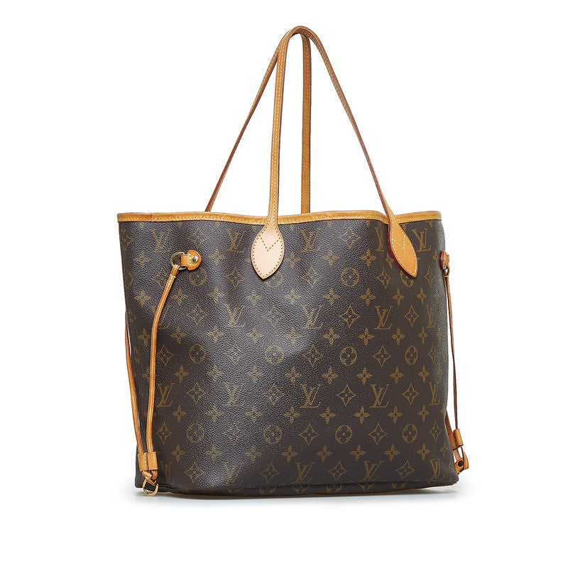 Authentic Louis Vuitton M41178 Monogram Neverfull MM Tote Bag