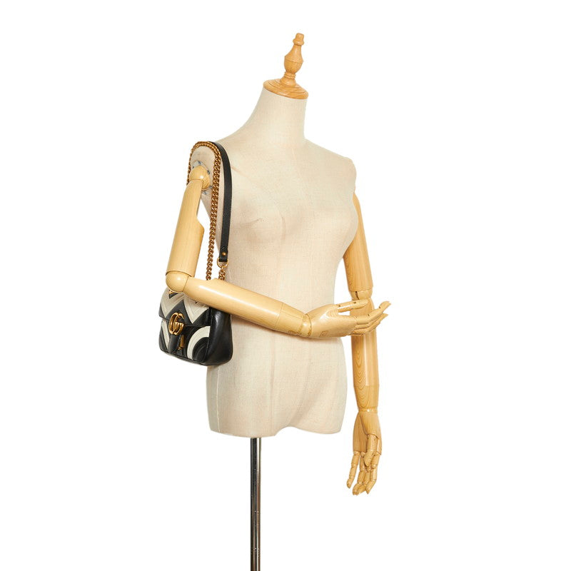Mini GG Marmont Matelasse Leather Shoulder Bag 446744