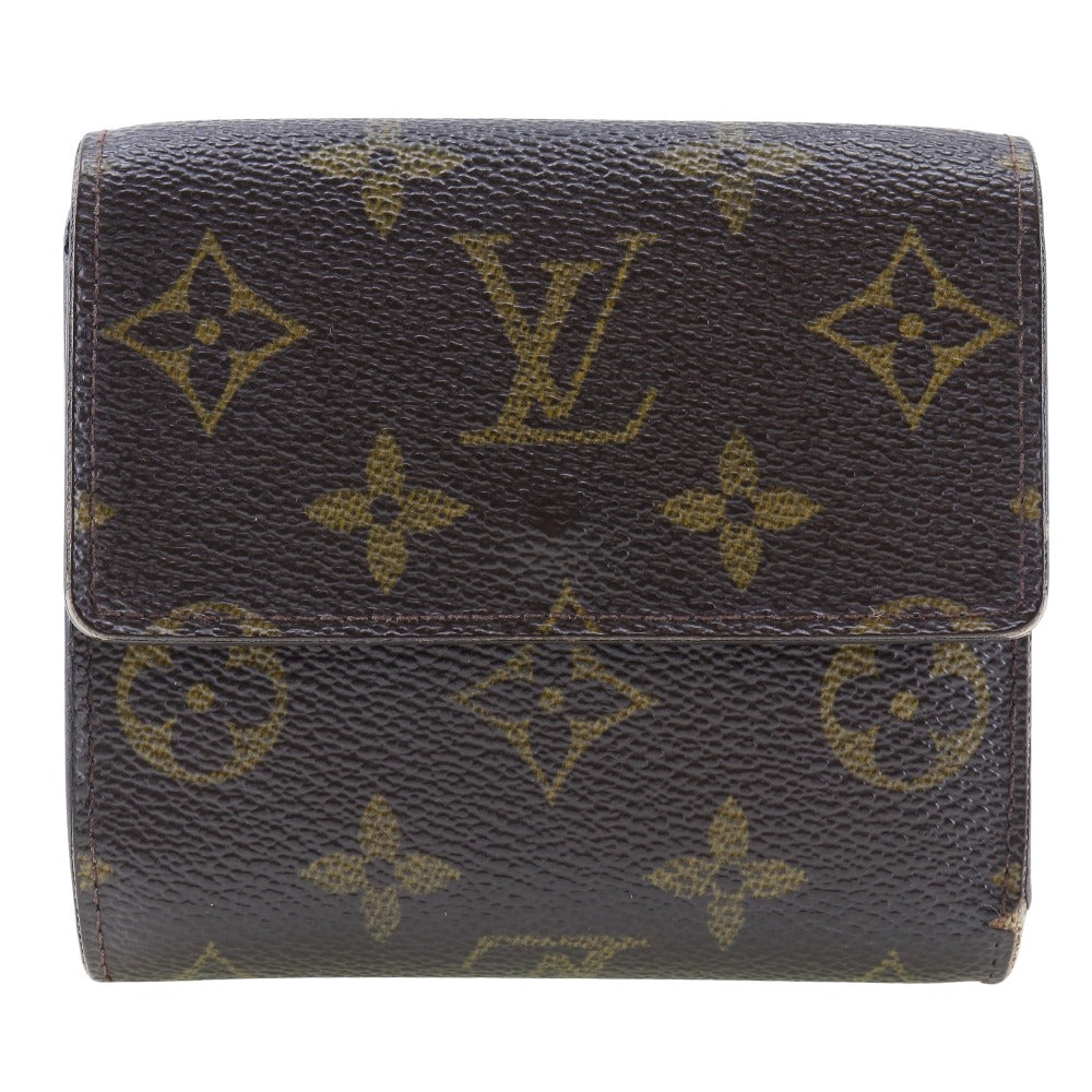 Louis Vuitton Portefeuille Elise Canvas Short Wallet M61654 in Fair condition