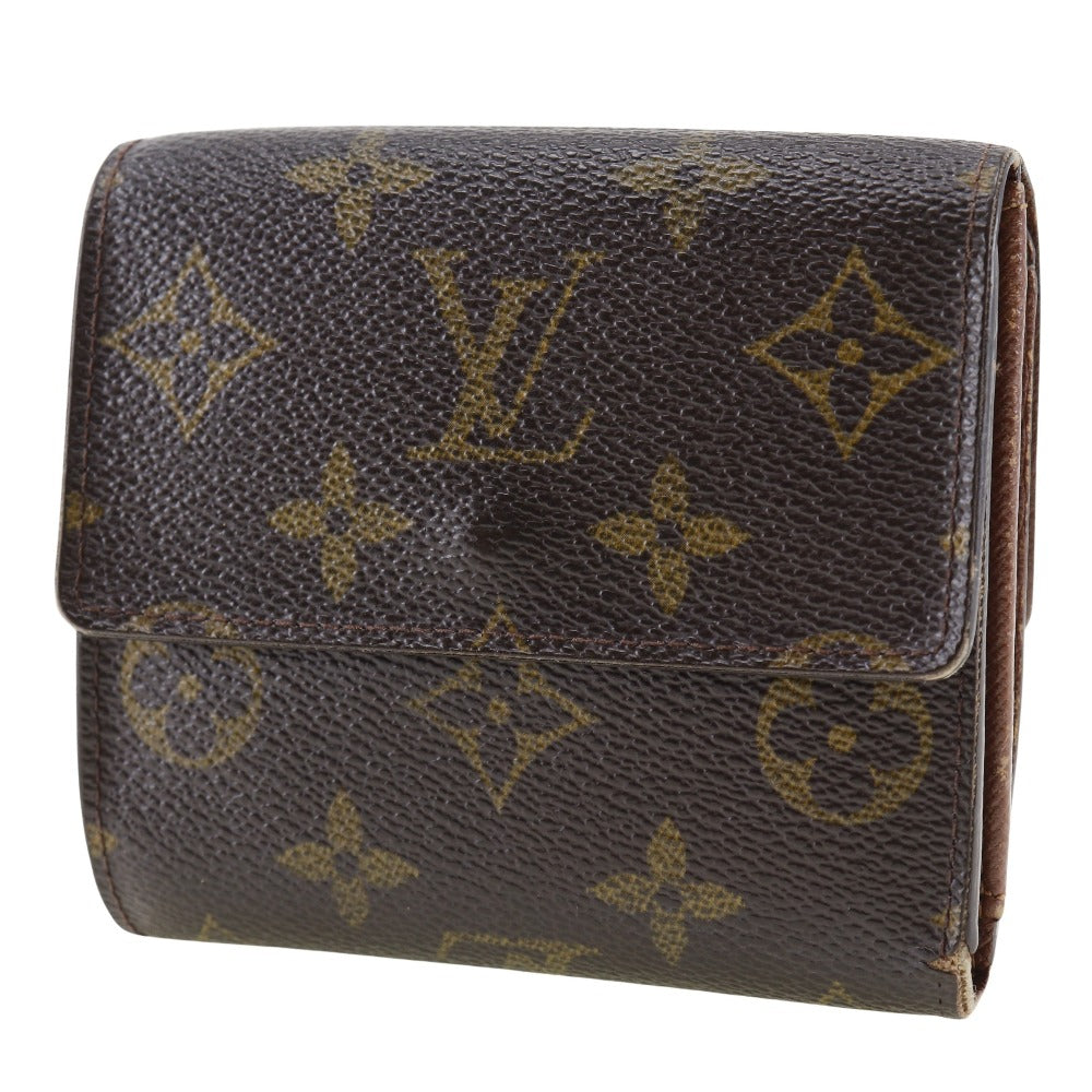 Louis Vuitton Portefeuille Elise Canvas Short Wallet M61654 in Fair condition
