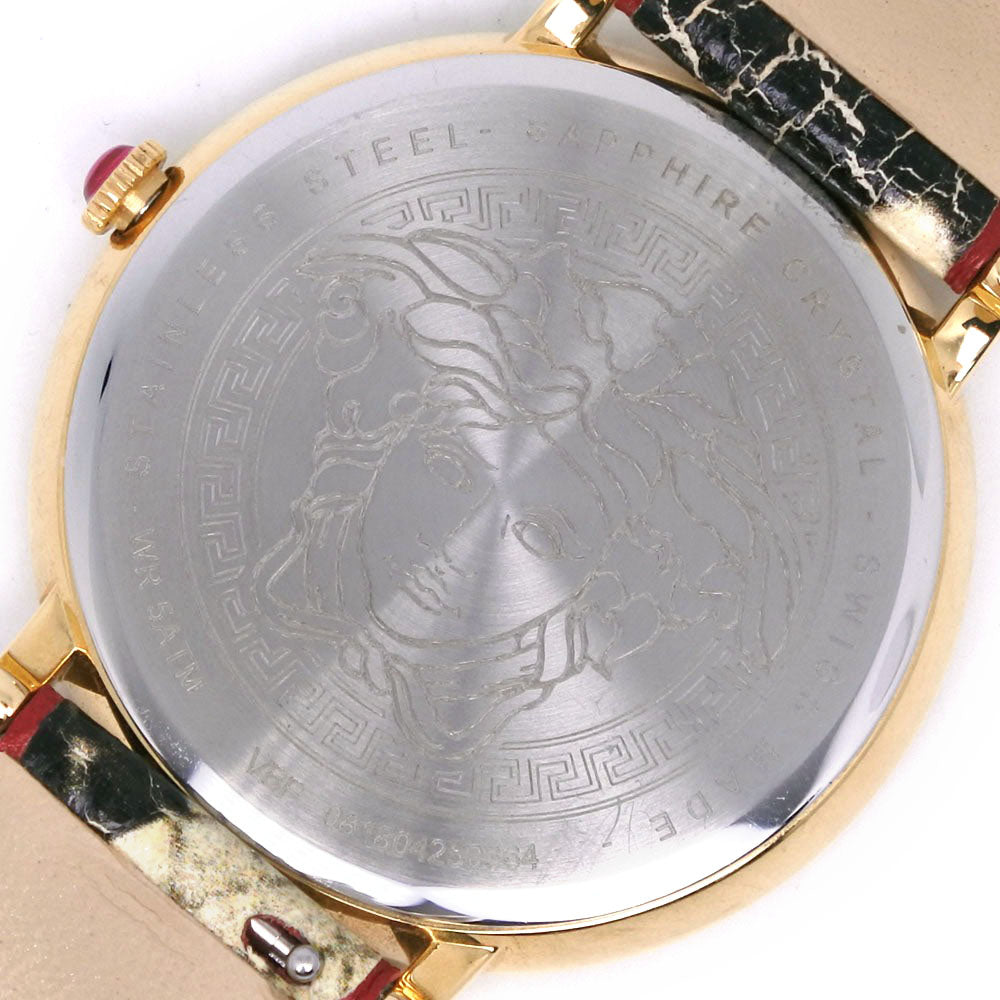 Versace LOVE Watch Stainless Steel Leather Quartz