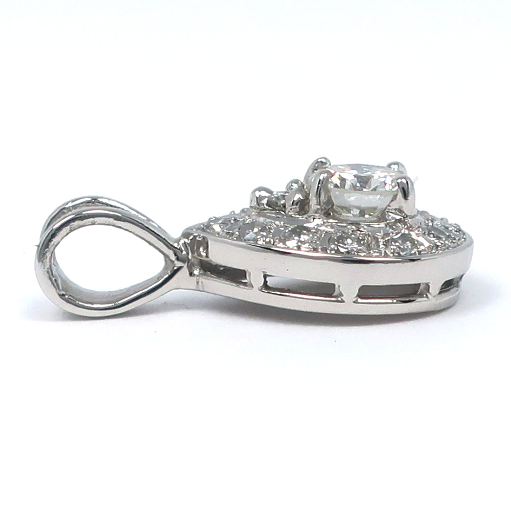 Platinum Diamond Pendant Top