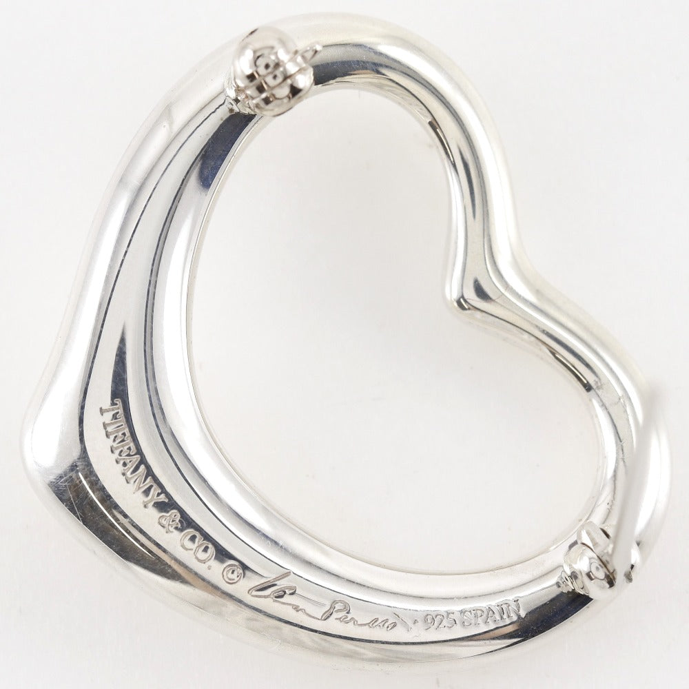 Tiffany Open Heart Brooch Silver 925