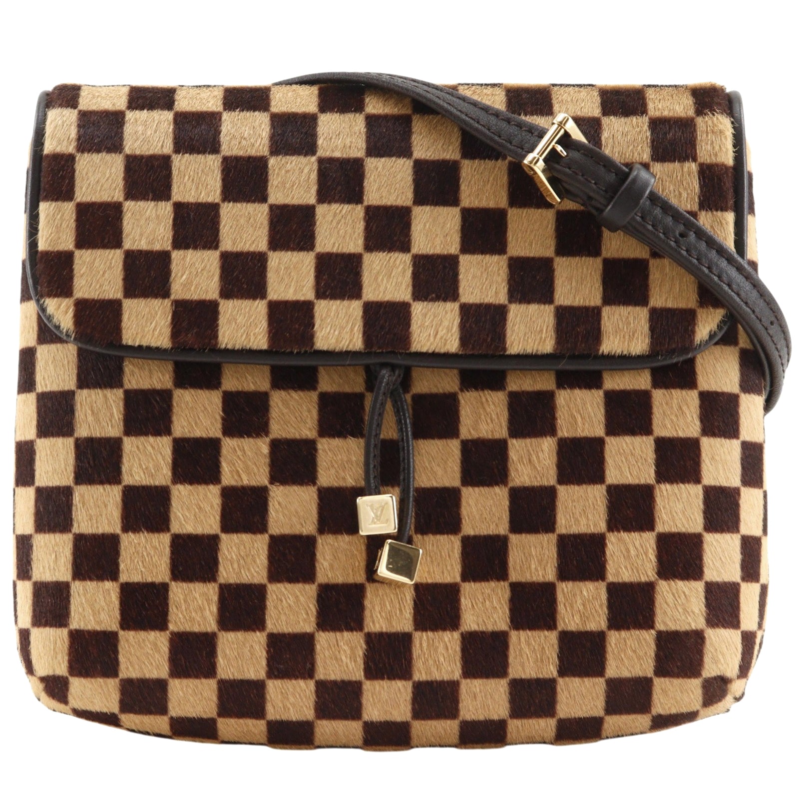 Louis Vuitton Gazelle Damier Sauvage calf hair 2way bag