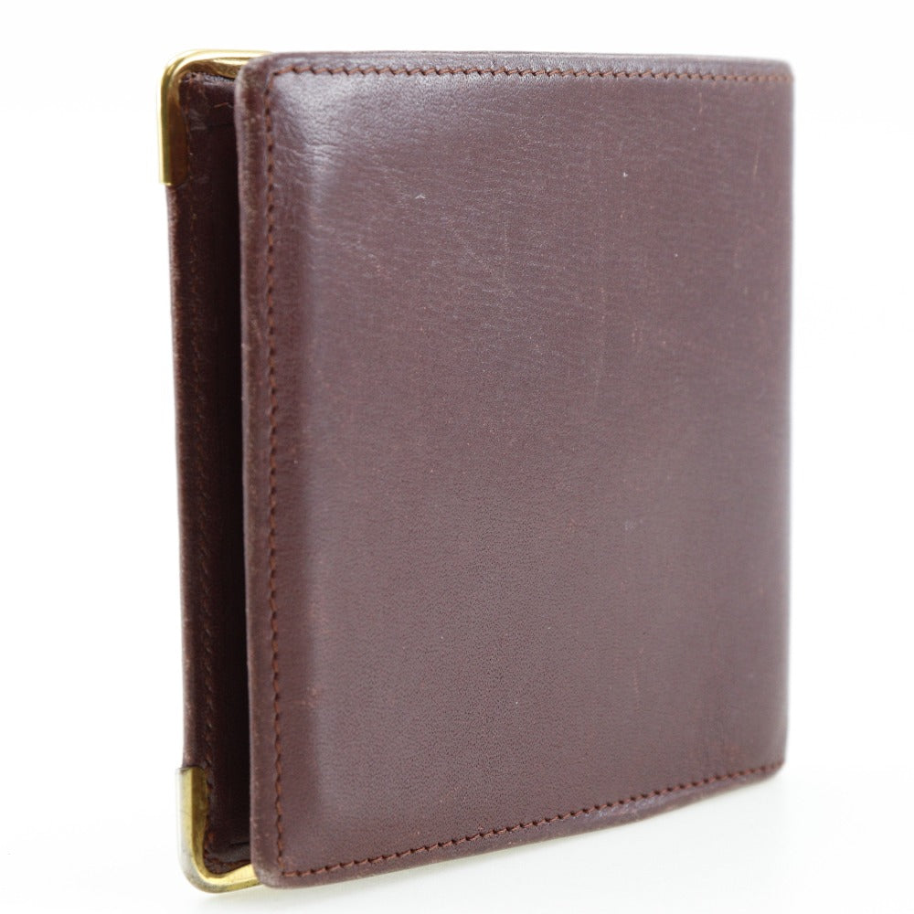 Cartier Must Bifold Wallet Bordeaux Unisex