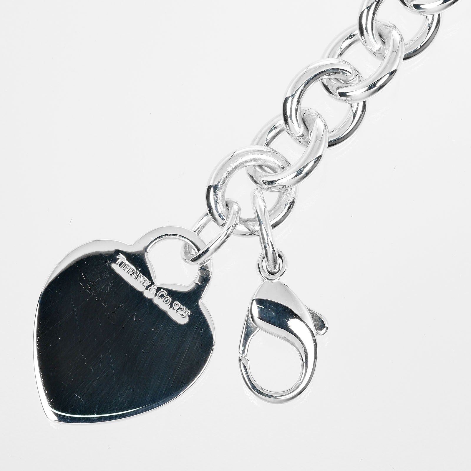 Tiffany & Co Silver Heart Tag Bracelet