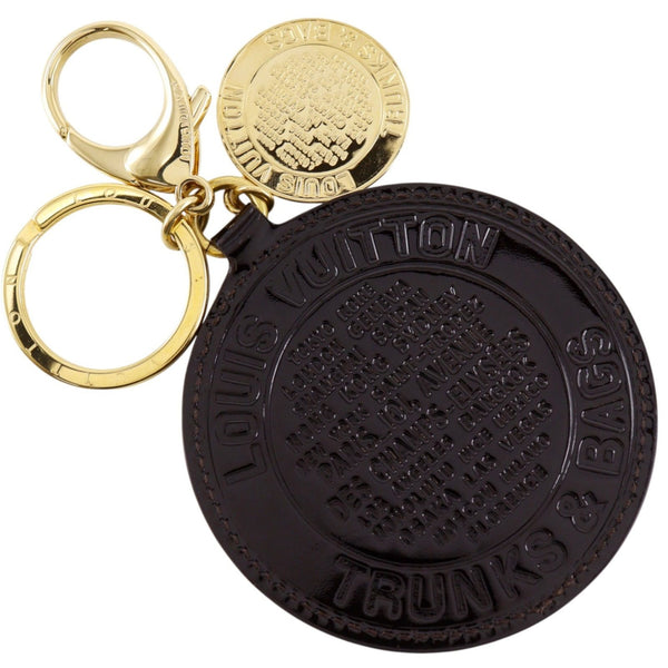 Louis Vuitton Porte Cles Rond T&B Vernis Key Holder