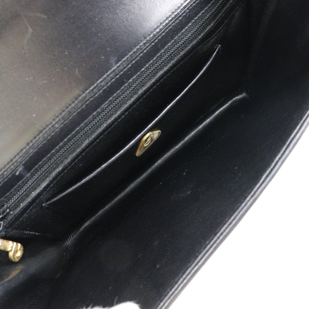 Horsehair Leather Clutch Bag 2WAY Shoulder