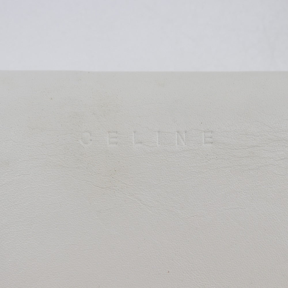 Celine Flower Short Wallet  Leather Short Wallet in Very Good Condition