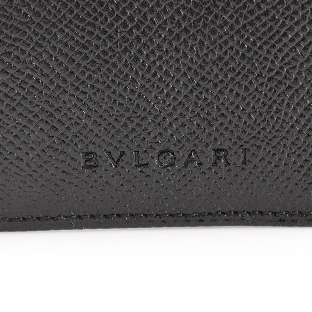 Bvlgari Leather Notebook Cover Black