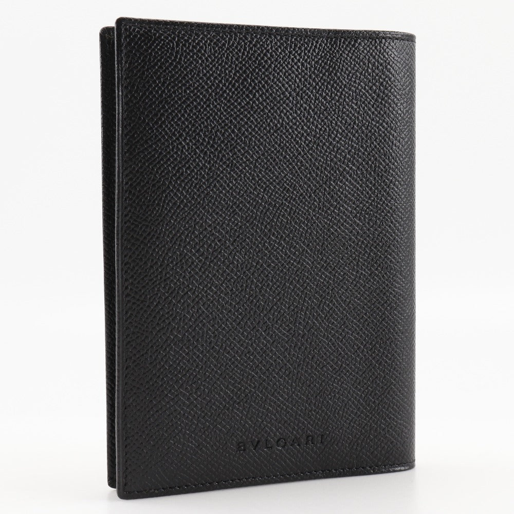 Bvlgari Leather Notebook Cover Black